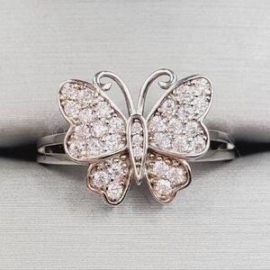 Butterfly Ring 925 Sterling Silver Ring